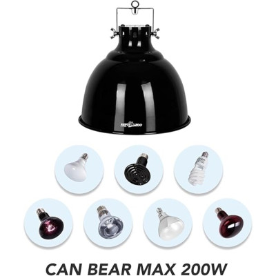 REPTI ZOO Multi-Function Dome Lamp Fixture 200 W - Dome d'éclairage