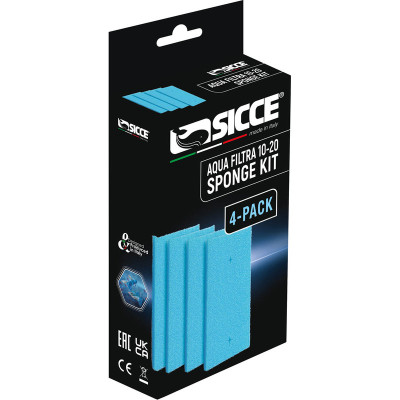 SICCE AQUA FILTRA 10-20 Sponge Kit - Mousse de remplacement filtre