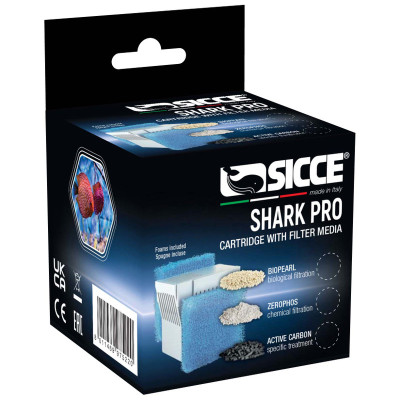 SICCE Shark Pro Carbon Cartridge - Cartouche filtrante de remplacement