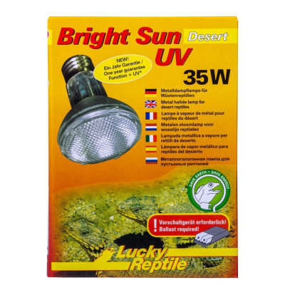 LUCKY REPTILE Bright Sun UV Desert  35 W - Lampe UV pour reptile