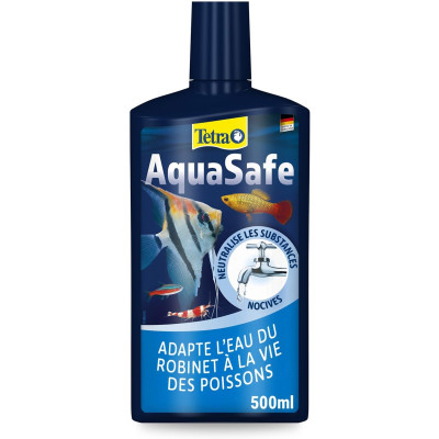 TETRA AquaSafe 500 ml- Conditionneur d'eau pour aquarium