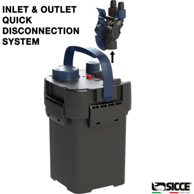SICCE Mega Filtra 950 SDC - Externer WLAN-Aquarienfilter