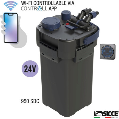 SICCE Mega Filtra 950 SDC - Externer WLAN-Aquarienfilter