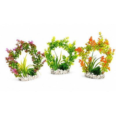 SYDECO Bogenpflanze 22 cm - Künstliche Aquariumpflanze