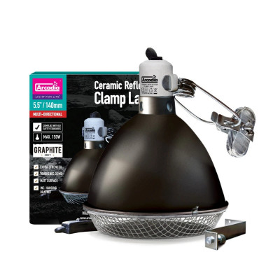 ARCADIA Clamp Lamp Graphite 14 cm - Lampenhalterung