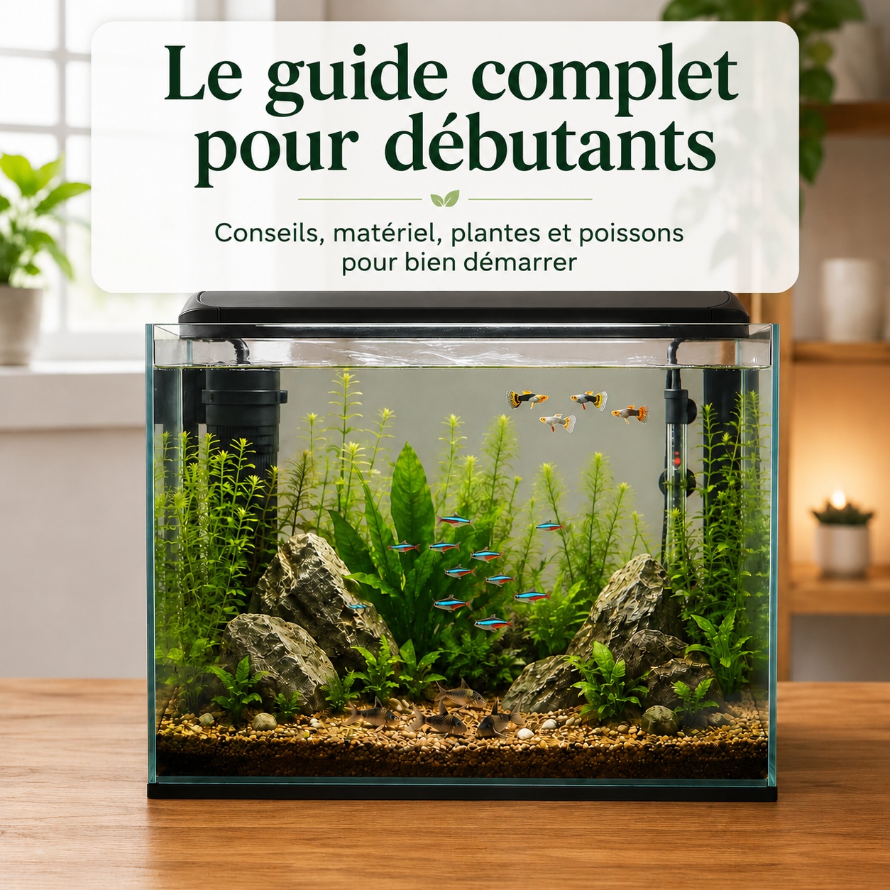 Comment démarrer un aquarium d'eau douce : le guide complet pour réussir son premier bac